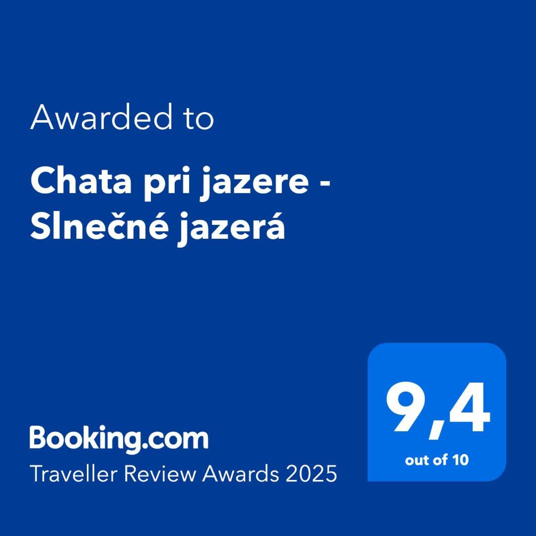 Chata Pri Jazere - Slnecne Jazera Senec Exteriör bild